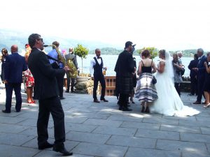 Wedding Saxophonist at Loch Lomond Scotland