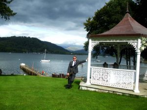 Wedding saxophonist for ceremony at Windermere